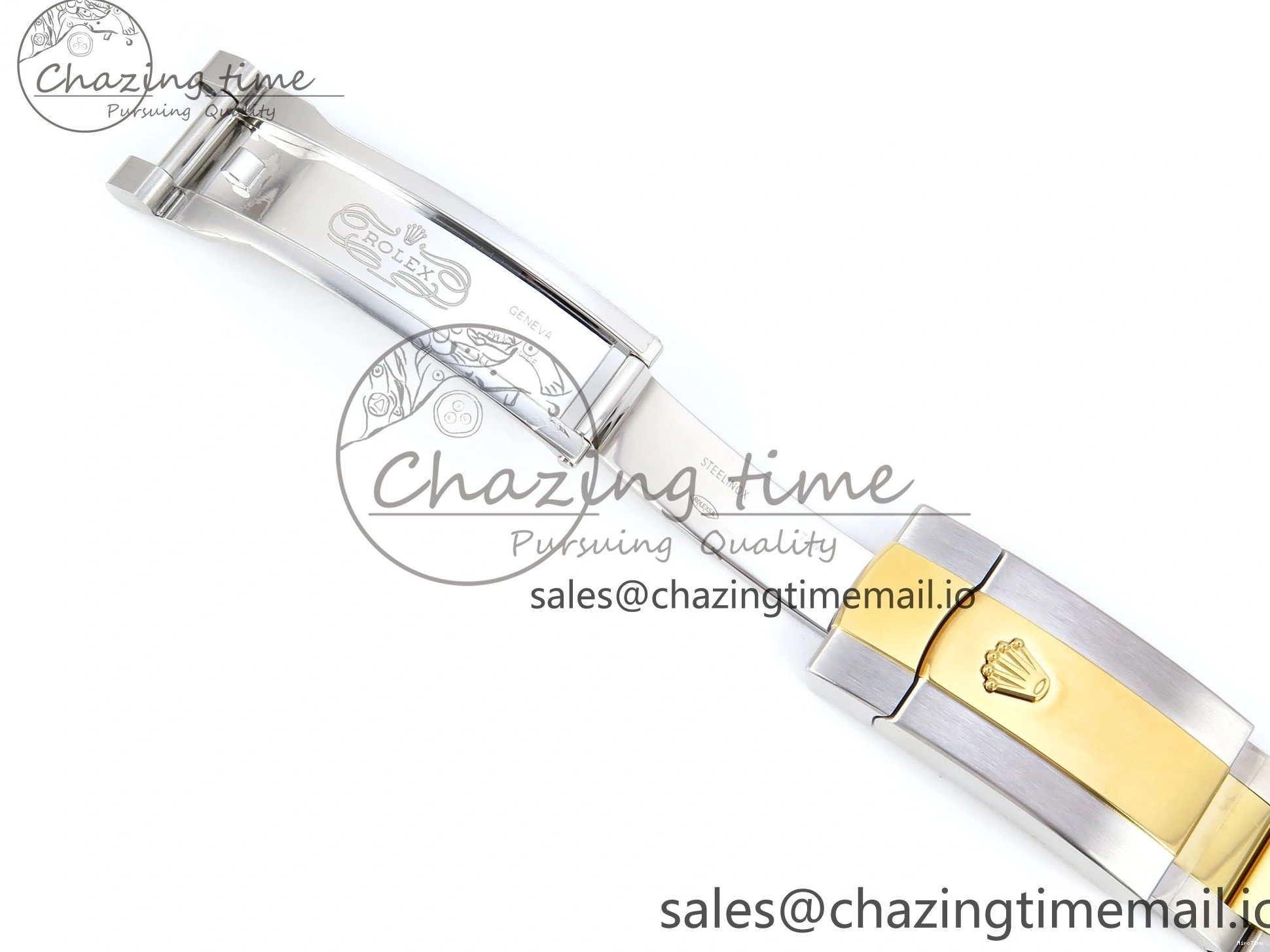 MiroTime 0418 SmartChoice DateJust 36 126233 EWEF Best Edition YG Stick Dial on SS YG Oyster Bracelet A 669